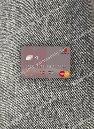 Russia Bank of Moscow mastercard photolook front